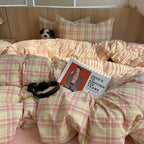 100% cotton Soft Bedding Set Stripe Printing