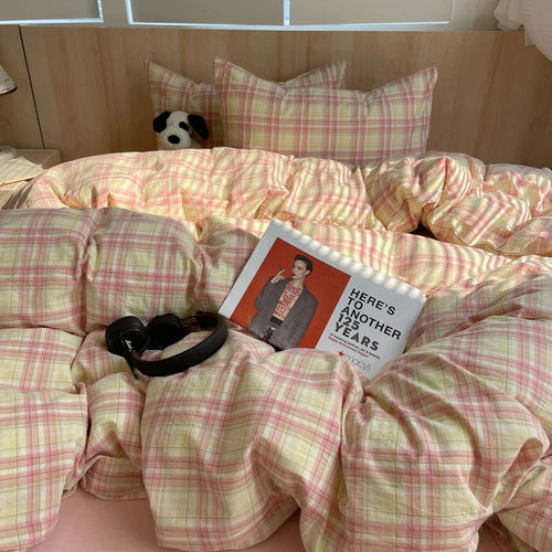 100% cotton Soft Bedding Set Stripe Printing